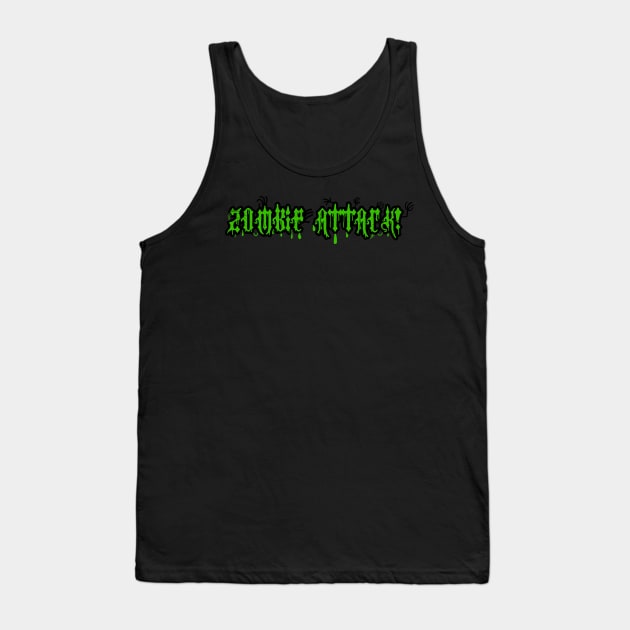 zombie attack Tank Top by RANZ X STORE